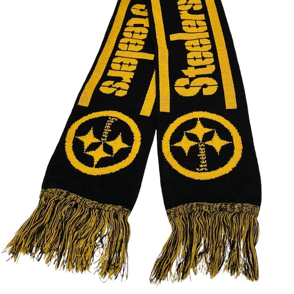 Pittsburgh Steelers Knit Scarf - Picture 2 of 4